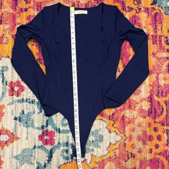 NWOT Navy Blue Women's Bodysuit - Picture 3 of 6